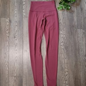 Lululemon Align Leggings size 2 Misty merlot 28"